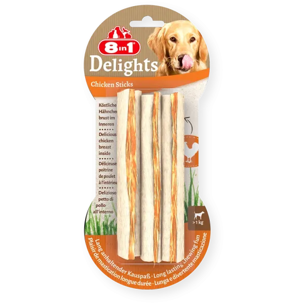 8in1 Delights Kausticks 75g